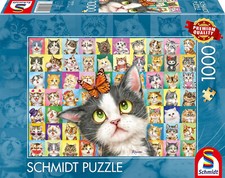 SCHMIDT SPIELE 59759 - KATZEN MIMIK - PUZZLE 1000 TEILE # NEU OVP