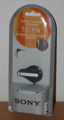 ''TIE PIN'' Microphone (ELEKTRET-KONDENSATORMIKROFON) ECM-T6  von SONY * NEU & OVP