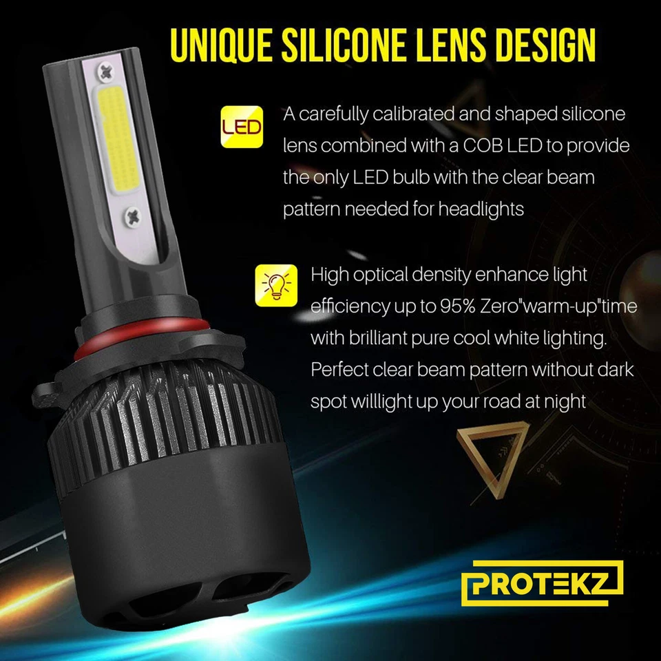 H7 LED HID Faros Kit Bombillas para Mercedes-Benz GL450 2007-2016 Luz Baja Foto 3 de 4