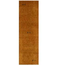 Orange Tribal Pictorial 3X8 Gabbeh Modern Runner Rug Contemporary 2'7 X 8