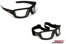 DeWalt CLEAR ANTI FOG Padded Shooting Protective Work Safety Glasses ANSI Z87+
