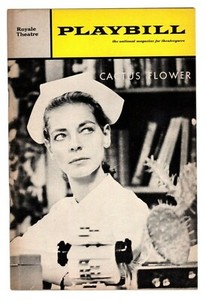 CACTUS FLOWER Feb. 1967 Playbill:  Lauren Bacall, Barry Nelson