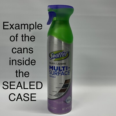 Case Of 6! DISCONTINUED Swiffer Dust Shine MULTI SURFACE Spray