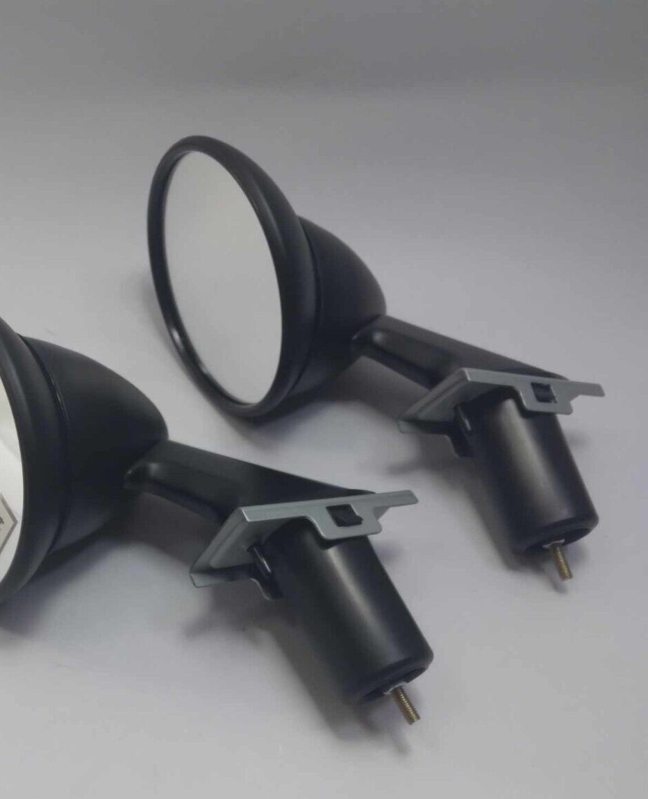 GTR Style Vintage Fender Mirrors JDM Metal Pair RH&LH BLACK GTR Style Vintage Fender Mirrors JDM Metal Pair RH&LH BLACK