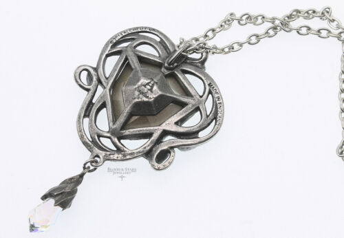 Alchemy Gothic Empyrean Eye Necklace P712 Goth Crystal Pretty Gift Discontinued - Picture 5 of 8