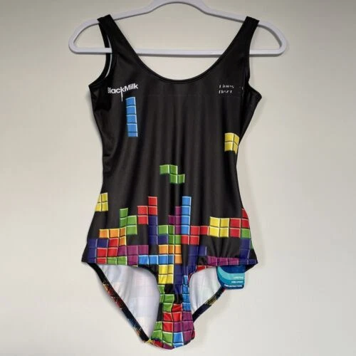 Traje de baño de poliéster negro Black Milk para Mujeres