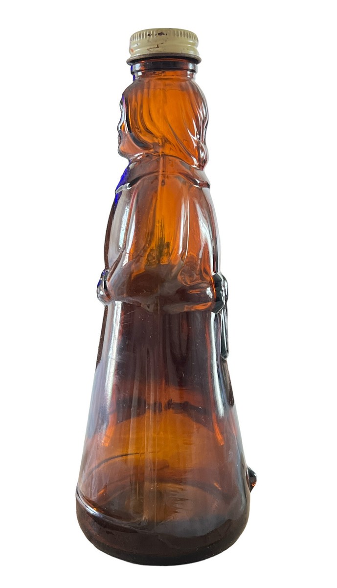 Vintage Mrs Butterworth's Amber Glass Syrup Bottle 12oz Vintage Mrs Butterworth's Amber Glass Syrup Bottle 12oz