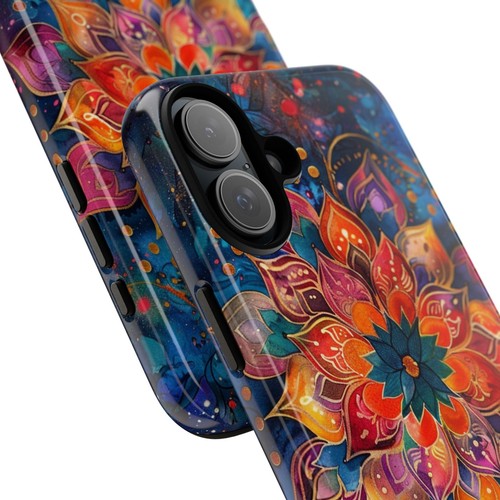 Mandala Flower Watercolor Phone Case for iPhone, Samsung Galaxy, Pixel - 第 22/256 張圖片