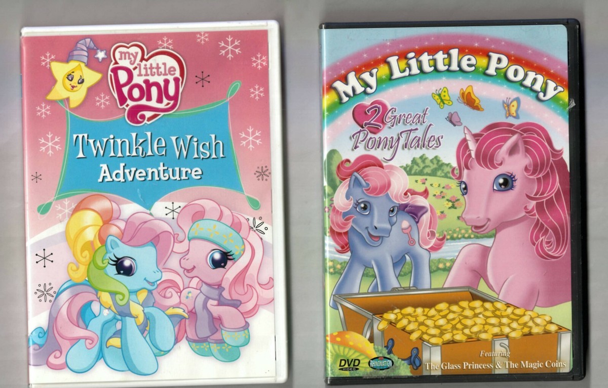 2 MY LITTLE PONY Kids Animated DVDs: Twinkle Wish Adventure