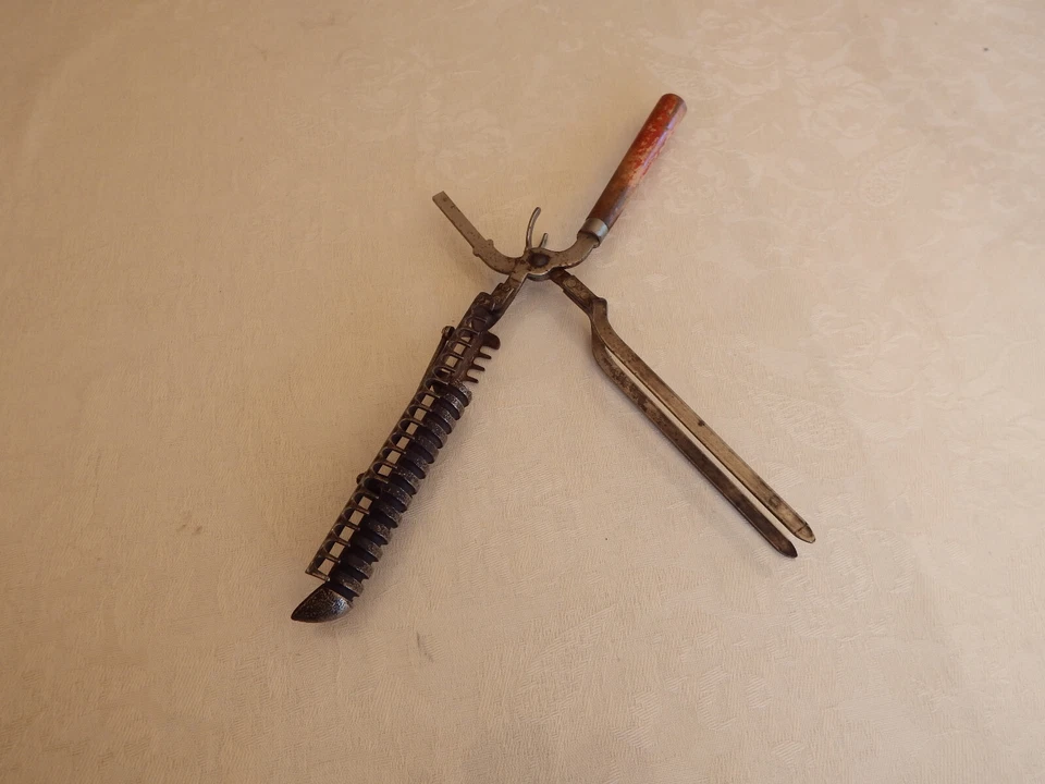 Ancien Fer à Friser Outil de Métier Coiffeur   " MON ONDULATEUR " E.C.L FRANCE - Photo 3/4