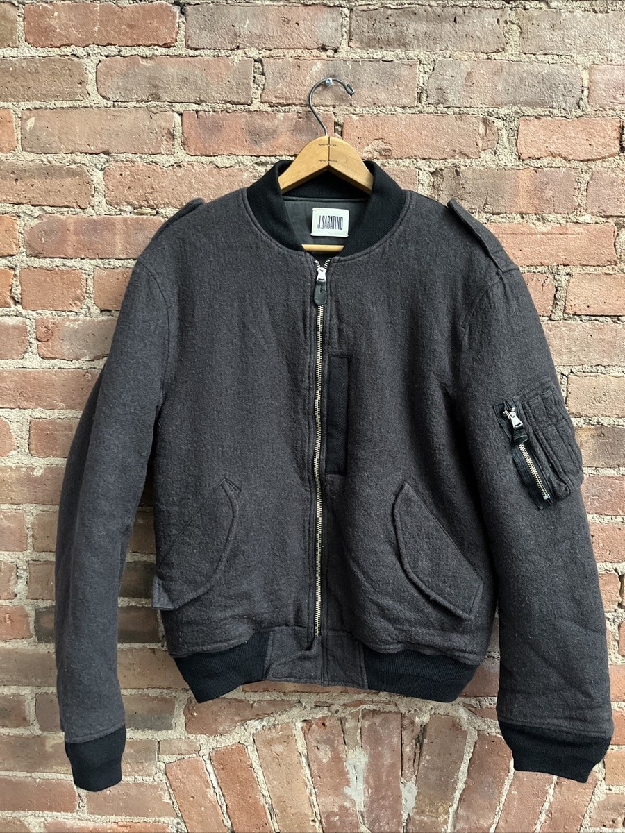 J. Sabatino Mens Jacket, Sz 1, Charcoal Japan | eBay