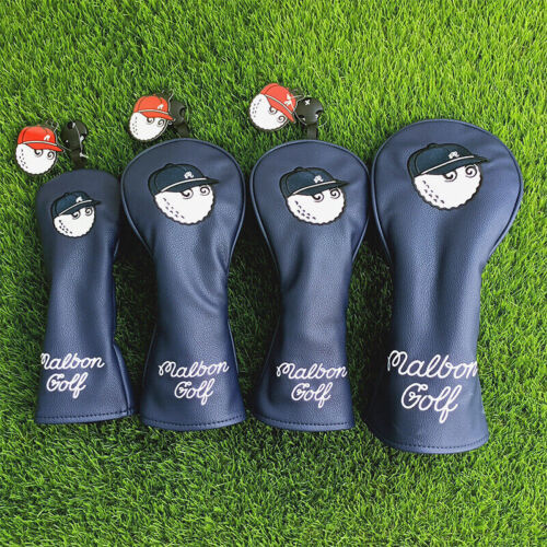 Golf Club Cover Driver Fairway Wood Hybrid Ut Putter Mallet Headcover Dark Blue - Bild 7 von 15