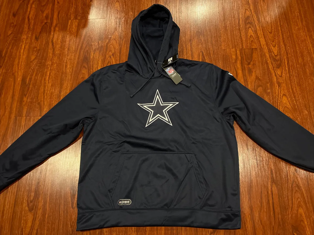 New Era Men's Dallas Cowboys Logo Combine Training Hoodie Sweatshirt XXL  2XL