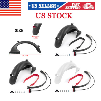 US - Rear Mud Fender+Taillight For Segway Ninebot Max G30/G30LP Electric Scooter