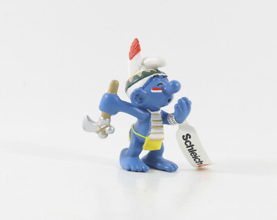 Schlumpf Schlümpfe === 2.0552 == Indianer Regentänzer Schleich smurf