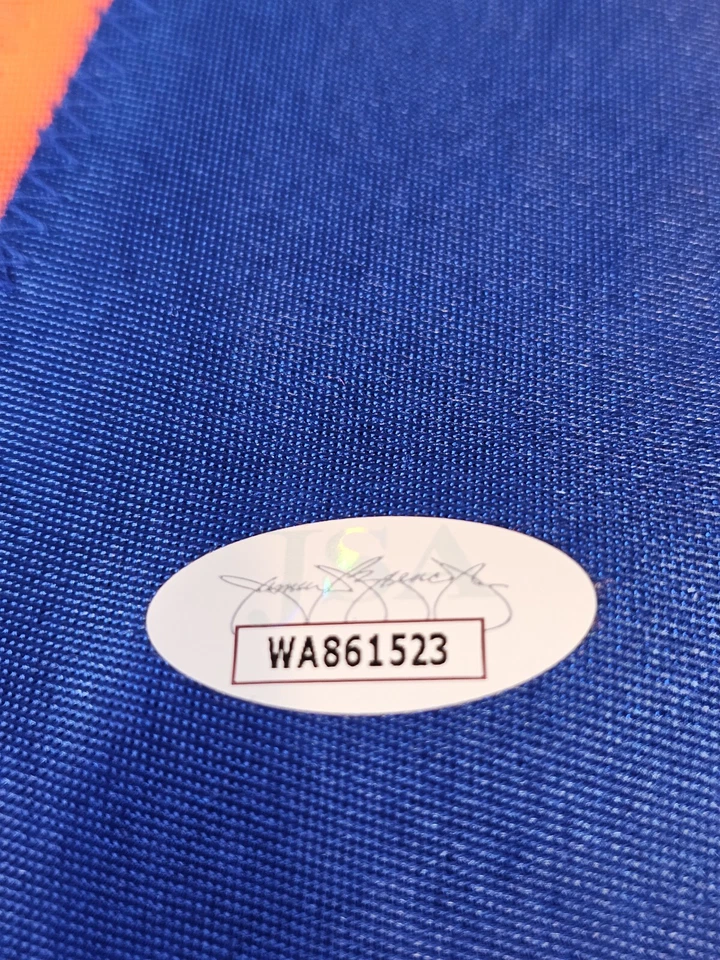 Jersey Pierre Turgeon autografiado/firmado certificado de autenticidad JSA blanco personalizado Foto 3 de 4