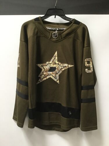 Dallas Stars Tyler Seguin #91 Adidas NHL Military Green Jersey Size L