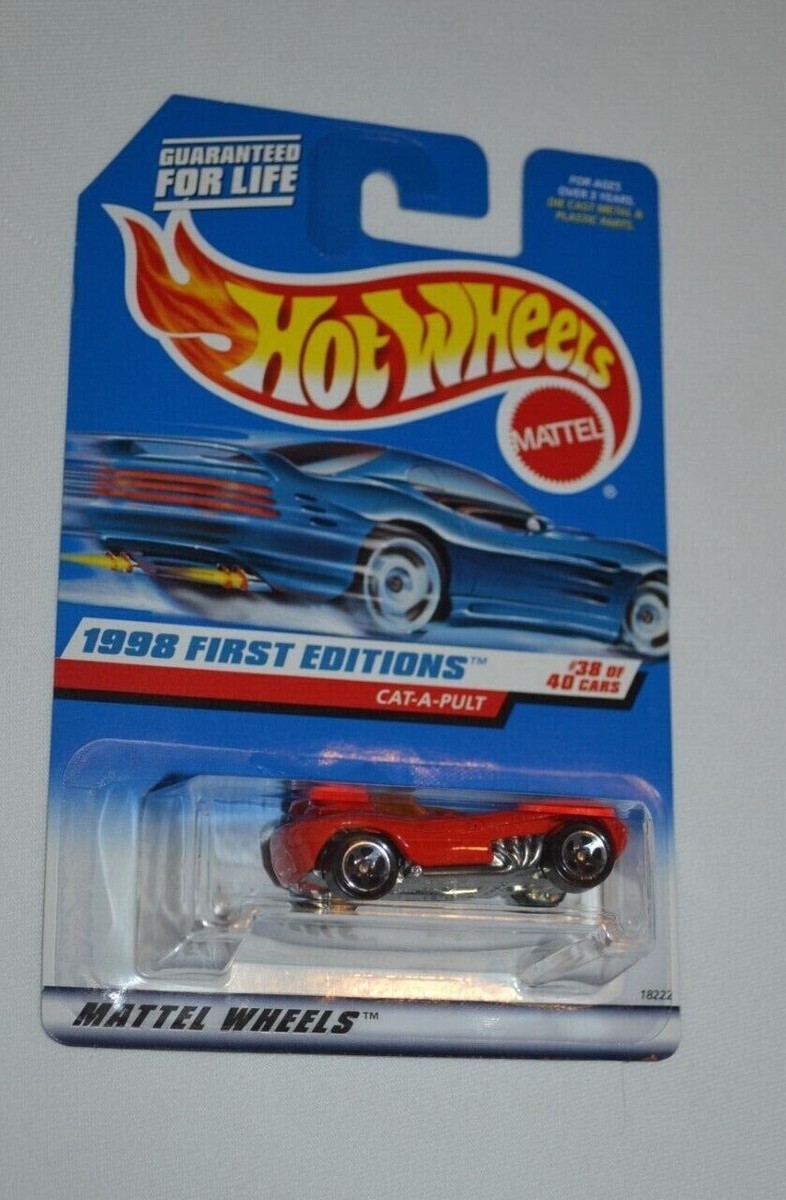 1998 First Editions ミニカー ホットウィール 激レア HOT WHEELS 1998 FIRST EDITIONS 38/40 - CAT-A-PULT RED | eBay