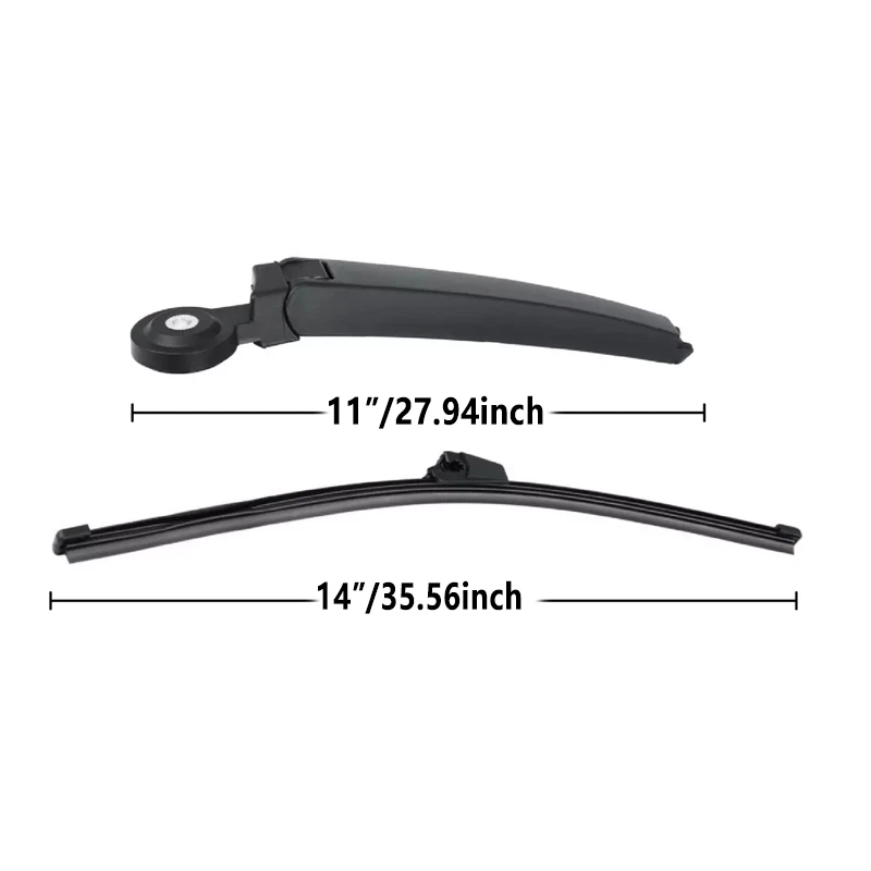 Rear Windscreen Wiper Arm Blade For VW Touareg 2004-2010 Back Windshield Wiper - Image 3 of 4