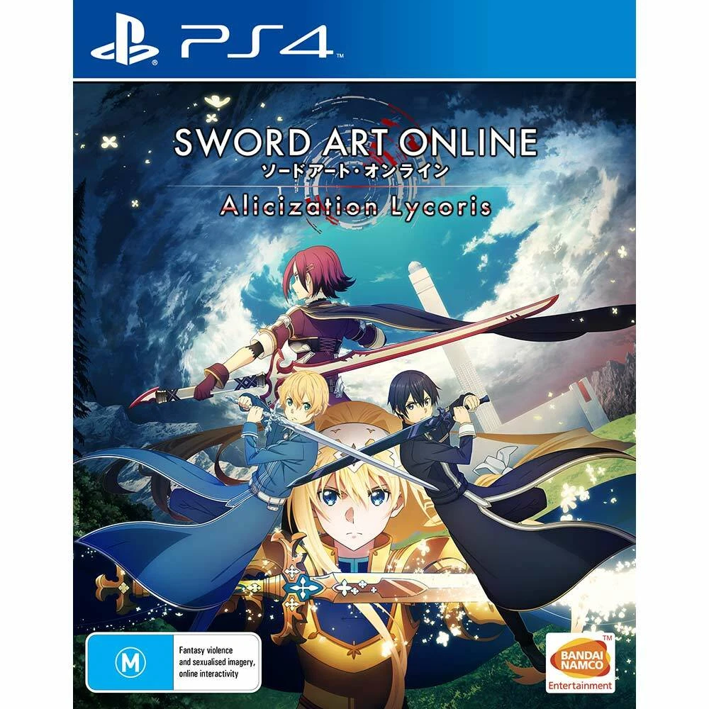 Sword Art Online Alicization Lycoris PS4 Playstation 4 Anime JRPG