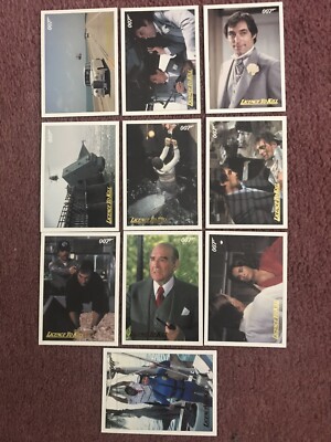 10 James Bond Lizenz zum Töten Gold Karten & Verpackung aus Klassikern von Rittenhouse