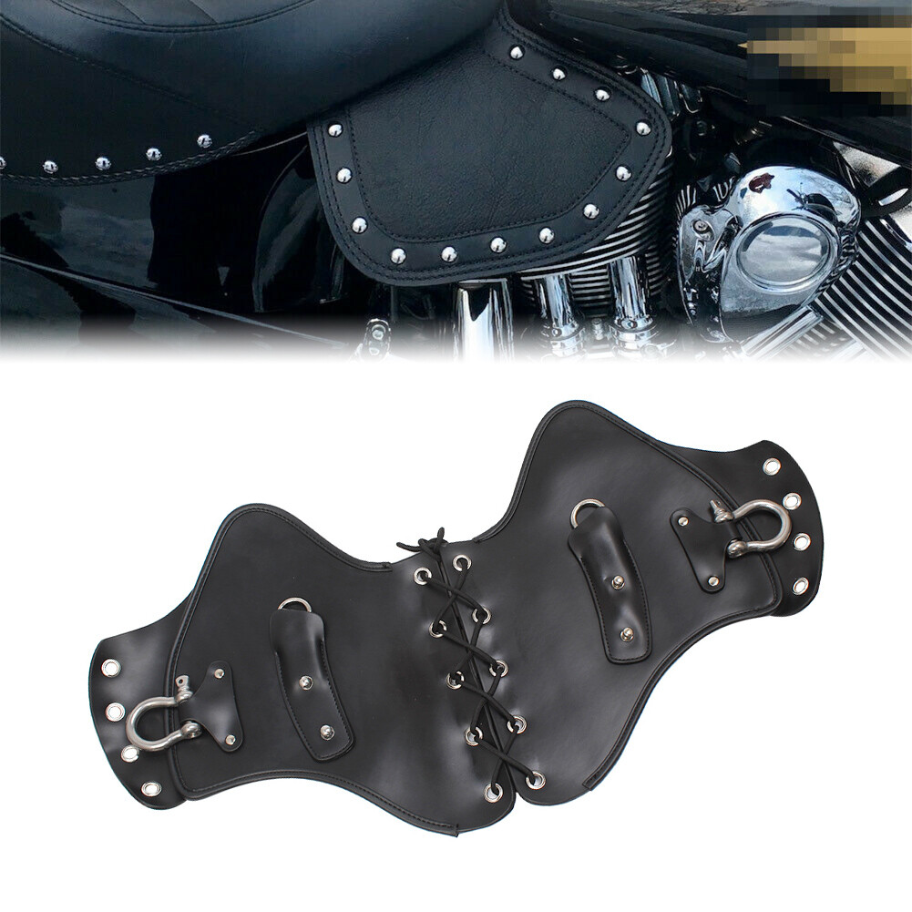 Motorcycle Saddle Thigh Heat Shield Deflectors Fit For Harley Softail  Touring | eBay