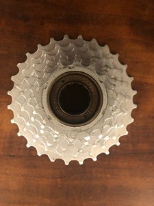 Pacco pignoni RUOTA LIBERA FILETTATO 5 V 14 28 BICICLETTA CORSA VINTAGE EROICA