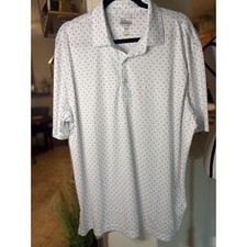 Greg Norman Men's White Golf Polo Shirt Size XL