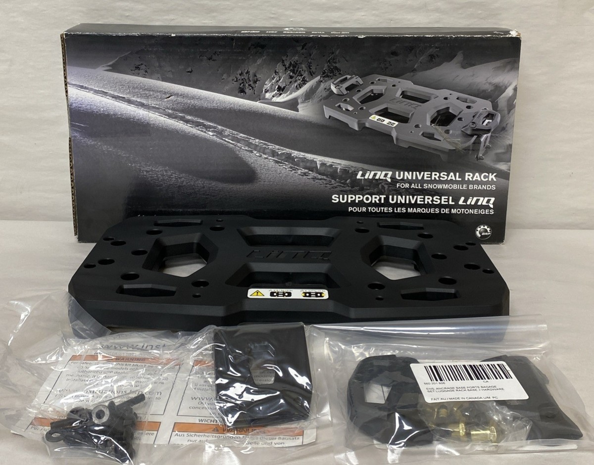 Ski-Doo LinQ Universal Snowmobile Rack For All Brands, BLK OEM