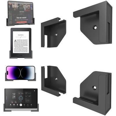 Flexible Wandhalterung für Smartphone und Tablet, kompatibel mit iPad, Schwarz
