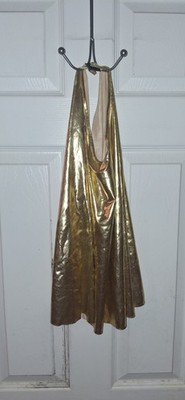 Gold Kids Play Cape Costume