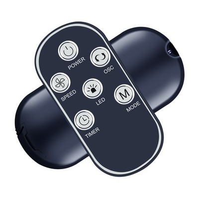 New Replace Remote Control For Brandson Tower Fan Oscillating Cooling Fan Black