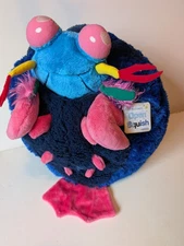 New Squishable Mantis Shrimp Large Plush Retired Rare Blue NWT  Stuffed 15" B8