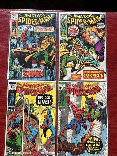Amazing Spider-Man 83, 85, 89, 97. Good To Very Good Condition.