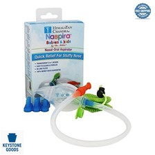 Baby Nasal Aspirator Manual Suction Green Plastic Silicone for Infants Kids