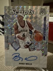 2019-20 Panini Mosaic #SC-BWL Bonzi Wells Scripts Auto