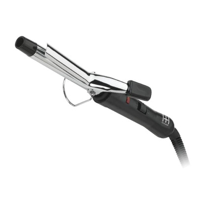Silver 5/8 Inch Curling Iron with Adjustable High & Low Heat Settings Hair Styli