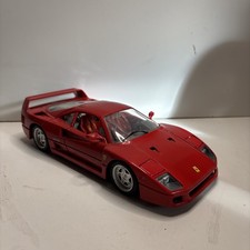 Burago Diecast 1:18 Scale Ferrari F40 1987 Red Model