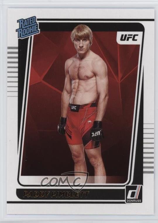 2022 Donruss UFC Rated Rookie Paddy Pimblett #207 Rookie RC
