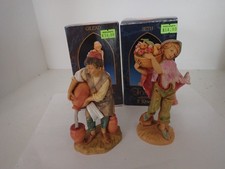 Fontanini Nativity For 5" Village Figures Gilead  Seth In Original Boxes