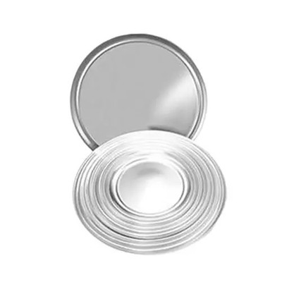 Thunder Group ALPTWR012 12'' Aluminum Solid Wide Rim Pizza tray