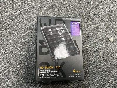 Western Digital Black P10 4TB Game Hard Drive Playstation XBOX PC New Sealed
