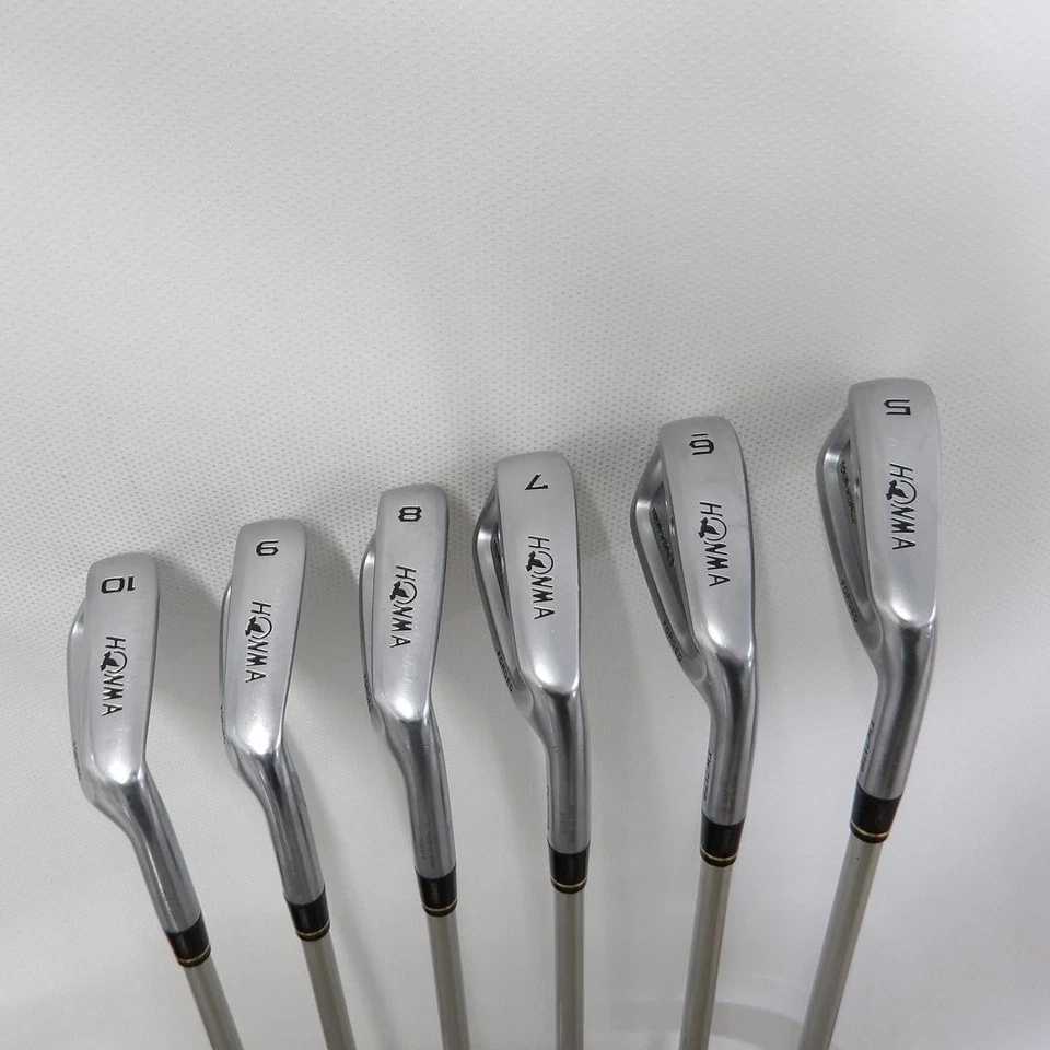 HONMA Iron Set TOUR WORLD TW717P FORGED Stiff VIZARD I550 6 pieces - Image 3 of 4