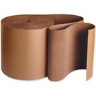 A Flute Kraft 6" x 250' Singleface Corrugated Roll