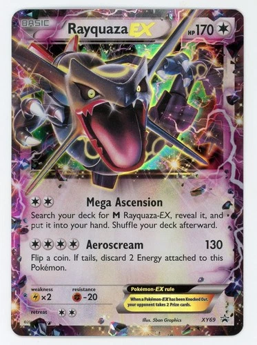 Rayquaza EX - Pokemon 2015 XY Promo #XY69 VG+