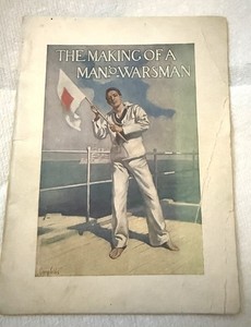 1908 The Making Of A Man-o’-Warsman George Gibbs Illustrations. Navy Recruiting