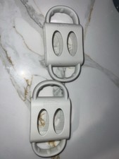 Lot of 2 Dr. Brown's Silicone Narrow Baby Bottle Handles Gray