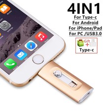 Clé USB 3.0 iPhone 4en1 512Go 256Go 128Go 32Go Android Samsung Huawei SanDisk