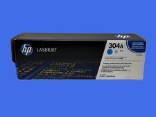 Genuine HP 304A CC531A CYAN Print Cartridge  Sealed Bag Open Box