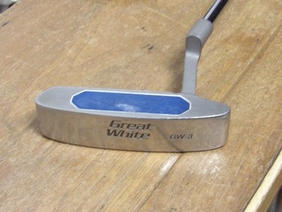 Tiger Shark Great White GW-3 35'' Putter Super Stroke Slim Grip Very Nice!!